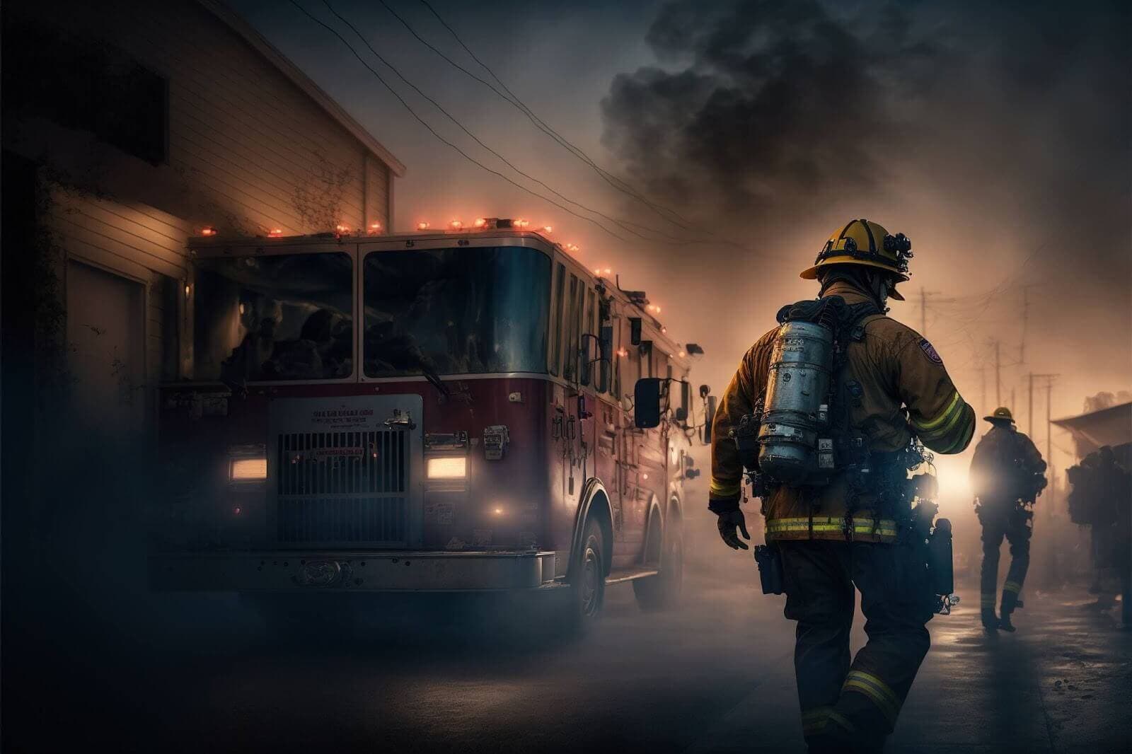 The Brave Firefighter